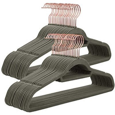 Mắc treo quần áo Songmics Velvet Coat Hangers, 50 cái