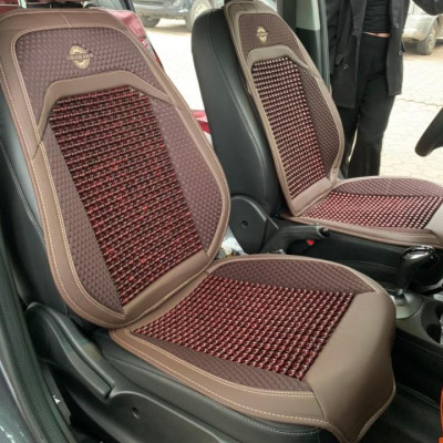 Bộ  Áo Ghế Hạt Gỗ Massage Cao Cấp- Chống Nóng, Trượt Dùng Cho Ô tô, Xe hơi, Văn phòng