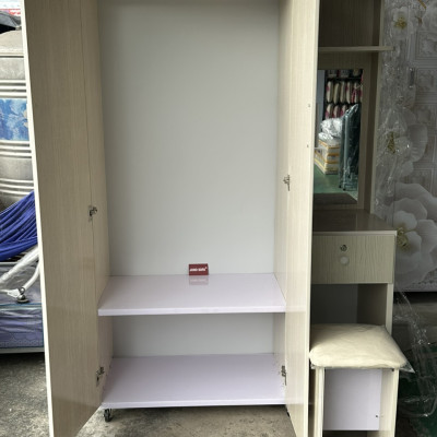 Tủ áo kèm bàn trang điểm Juno Sofa 1m2 x 1m75 x 48 cm Tặng ghế nệm