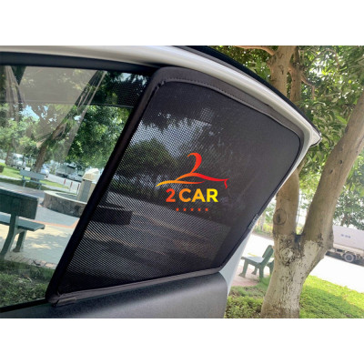 Rèm Che Nắng xe KIA Morning 2011-2020 Rèm Chắn Nắng Nam Châm Cho Xe ô tô, Bộ 4 Tấm, có nam châm