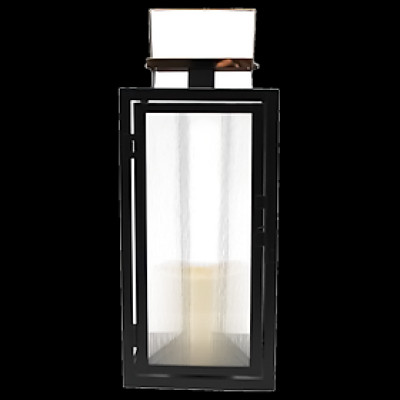 Đèn Lồng Sắt LUCETTA Màu Đen W20xD20xH43.2Cm,W16xD16xH34.4Cm |Index Living Mall| Nội Thất Thái Lan