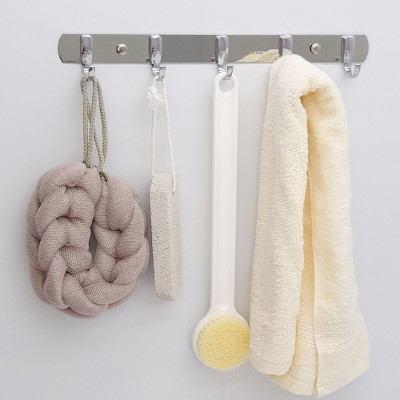 Móc treo áo 5 chấu Inox Eurolife EL-M4 (Trắng bạc)