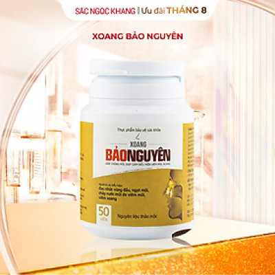 Thực phẩm bảo vệ sức khỏe Viên uống Xoang Bảo Nguyên 50 viên