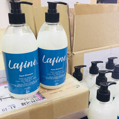 Combo dầu gội dầu xả Lafine hương Aqua 500ml