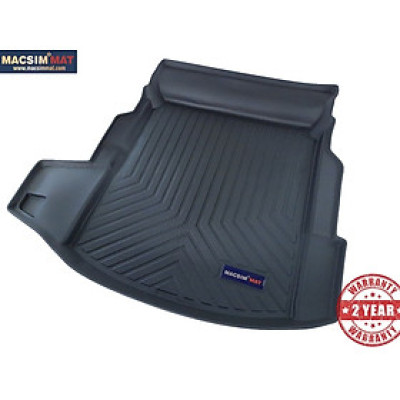 Thảm lót cốp xe ô tô Audi A8 2019-đến nay nhãn hiệu Macsim chất liệu TPV cao cấp màu đen (326)