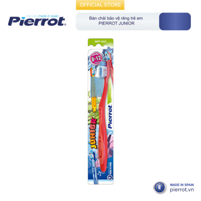 [ Mua 2 tặng 1 set kit ] Bàn chải bảo vệ răng trẻ em PIERROT JUNIOR cho bé từ 8-12 tuổi
