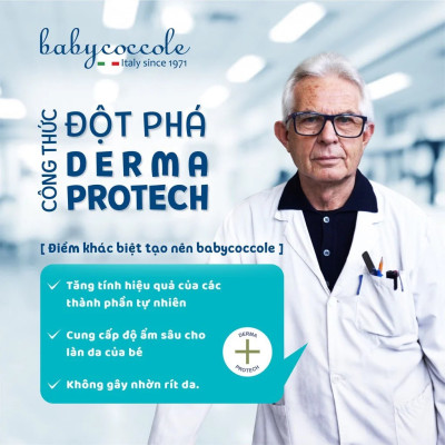 Sữa dưỡng ẩm chiết xuất hạnh nhân Babycoccole 0M+