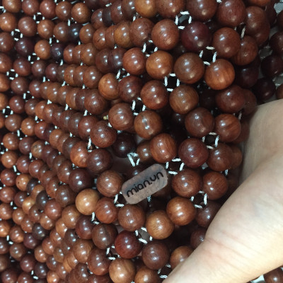 Đệm Lót Ghế Xe Ô Tô Hạt Gỗ Hương Đỏ Hạt 1.2m ( hình thật )