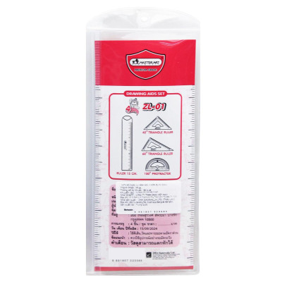 Bộ Thước Eke 4 Món - Masterart ZL-01