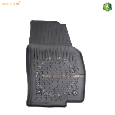 Thảm lót sàn ô tô nhựa TPE Silicon Volkswagen T-Cross 2019+ Black Nhãn hiệu Macsim