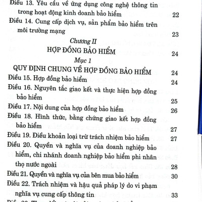 Luật Kinh doanh bảo hiểm