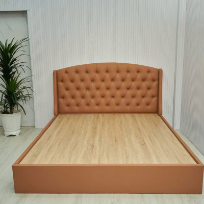 Giường ngủ MDF Juno sofa HLMCT bọc nệm lựa chọn màu ván nệm bọc KT 1m6/1m8  
