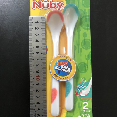 [ 5247-Nuby ] Thìa ăn dặm báo nóng cho bé