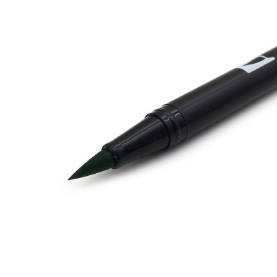 Bút lông cọ hai đầu Tombow ABT Dual Brush Pen - Brush/ Bullet - Crimson (847)