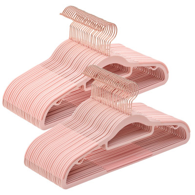 Mắc treo quần áo Songmics CRP020PK05 màu hồng, 50 chiếc Hàng chính hãng