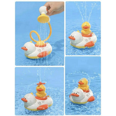 Đồ Chơi Nhà Tắm Cho Bé, Đồ Chơi Vịt Phun Nước Vòi Sen, Vịt Bơi Nhà Tắm