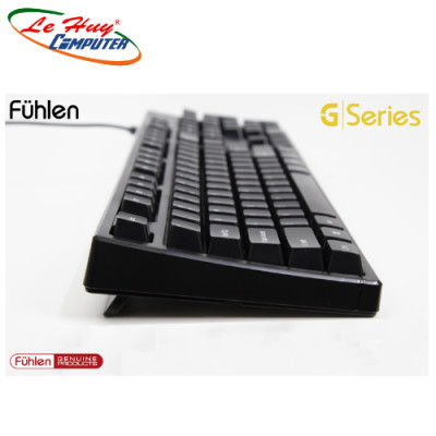 Bàn Phím Fuhlen G411S Black - Phím văn phòng - Hàng Chính Hãng