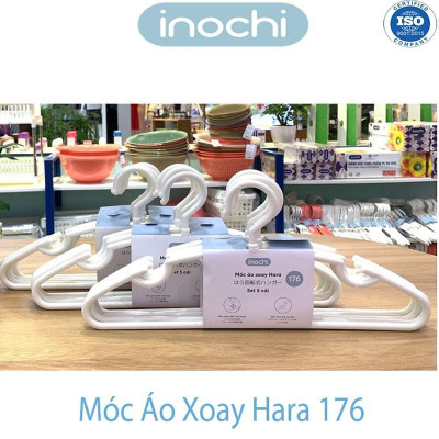 {Nhiều Sự Lựa Chọn} Lốc Móc Treo Quần Áo Đa Năng Hara Tùy Chọn Mẫu Phù Hợp Cho Các Loại Quần Áo : Áo Đầm , Áo Kiểu, Áo Mỏng , Quần Áo Người Lớn , Trẻ Em - Chính Hãng inochi ( Tặng khăn lau pakasa) Giao màu ngẫu nhiên