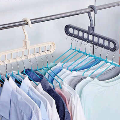 Combo 2 móc treo 9 nấc tiết kiệm diện tích giao màu ngẫu nhiên - MT9N