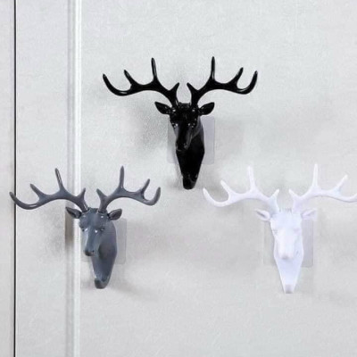 Móc Treo Đồ Móc Treo Chìa Khóa Hình Đầu Hươu Trang Trí (GIAO MÀU NGẪU NHIÊN) - HÀNG LOẠI 1 - CHÍNH HÃNG MINIIN