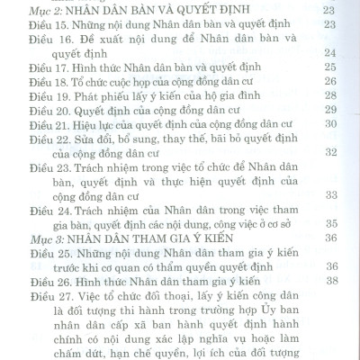 Luật Thực Hiện Dân Chủ Ở Cơ Sở