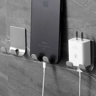 Giá Treo Cây Cạo Râu Trong Nhà Tắm, Móc Treo Đồ Đa Năng Bằng Inox Chắc Chắn, Tiện Dụng Chắc Chắn, Sang Trọng. TakyHome 2012 Đen