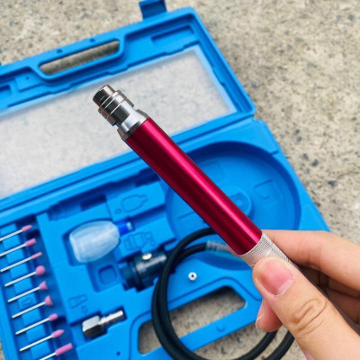 Bộ máy mài hơi dạng bút mini cầm tay, với 10 đầu đá mài, Bộ máy mài dạng bút