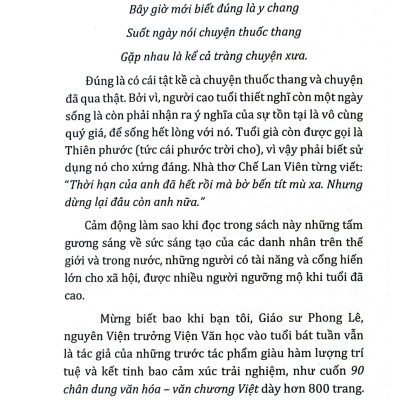 Chăm Sóc Người Cao Tuổi - HNB