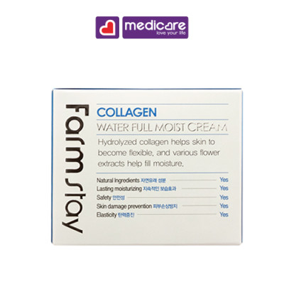 0133431 Kem Dưỡng FARMSTAY Collagen Dưỡng Ẩm Sâu 100g