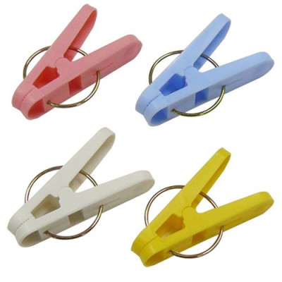 Combo 01 Bộ 05 chiếc móc nhựa treo đa năng Kokubo + 01 Set 20 chiếc kẹp chữ A phơi quần áo Color Cruise (Kokubo)