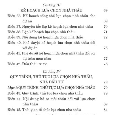 Luật đấu thầu (bản in 2024)