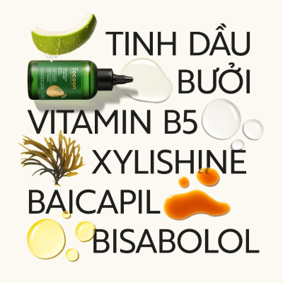 Nước dưỡng tóc tinh dầu bưởi Cocoon 140ml - NEW