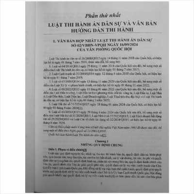 Sách Luật Thi Hành Án Dân Sự - Quy Định Chi Tiết và Văn Bản Hướng Dẫn Thi Hành - V2502D