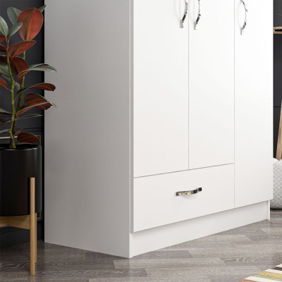 Tủ áo gỗ công nghiệp thiết kế nhỏ gọn SMLIFE Cavty