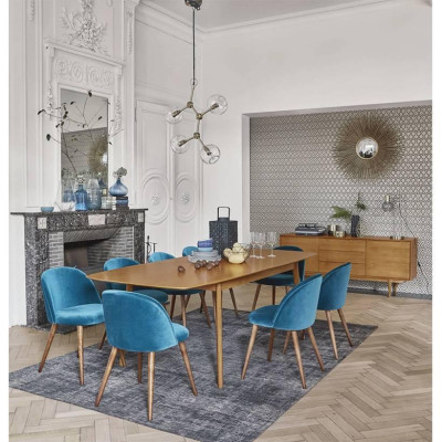 Tủ trữ đồ lớn Portobello phong cách Vintage gỗ tự nhiên