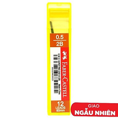 Ruột Chì 2B 0.5 mm Faber-Castell (60 mm x 12 Ngòi) (Mẫu Bao Bì Giao Ngẫu Nhiên)