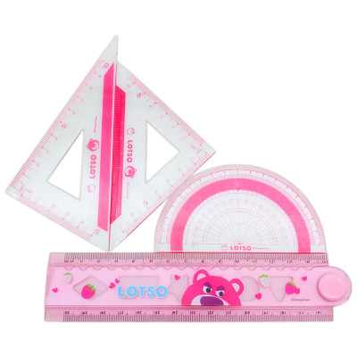 Bộ Thước Eke 4 Món Gấu Lotso - Ume A74029-T1X