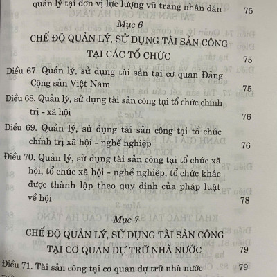 Luật Quản lý, sử dụng tài sản công ( hiện hành) ( sửa đổi năm 2020)