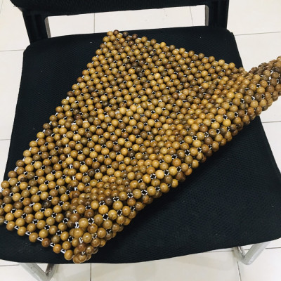 Đệm Lót Ghế Xe Ô Tô Hạt Gỗ Bách Xanh ( video , hình thật )