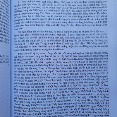 Sách Quy Định Thi Hành Điều Lệ Đảng năm 2025 - V2536D