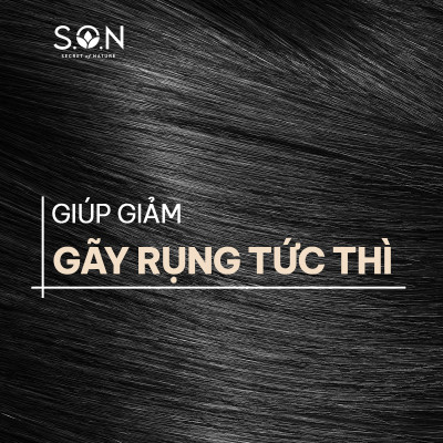 Dầu gội bồ kết & bưởi S.O.N giảm gãy rụng, giảm gàu, dưỡng mượt tóc