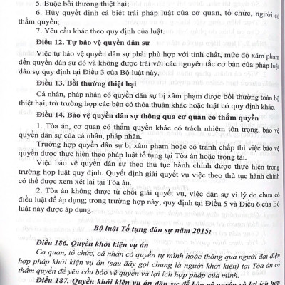 Chỉ dẫn tra cứu áp dụng Bộ luật Dân sự năm 2015 (Tái bản lần thứ nhất có sửa đổi bổ sung)