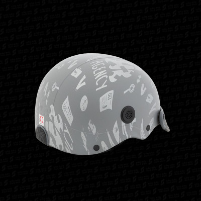 Mũ bảo hiểm lỗ thông gió hoa văn chính hãng NÓN SƠN AMP-XM185