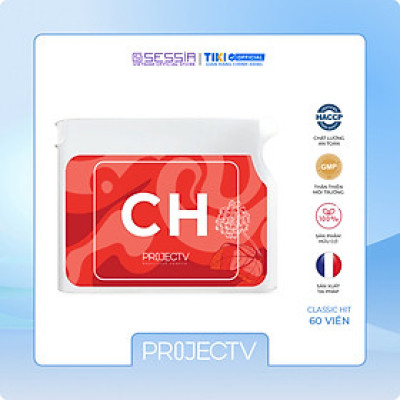 Thực Phẩm Sức Khỏe CH Classic Hit - Nguồn Năng Lượng - PROJECT V - Hộp 60 Viên - Xuất xứ Pháp, Hàng Chính Hãng