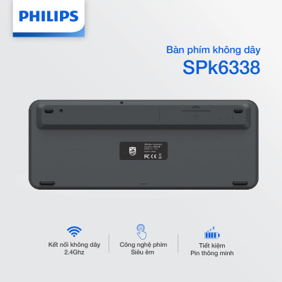 Bàn phím không dây Philips SPK6338 - Hàng chính hãng