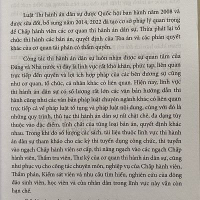 Cẩm Nang Thi Hành Án Dân Sự 