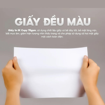 Giấy In, Giấy Photo IK Copy A4 70gsm