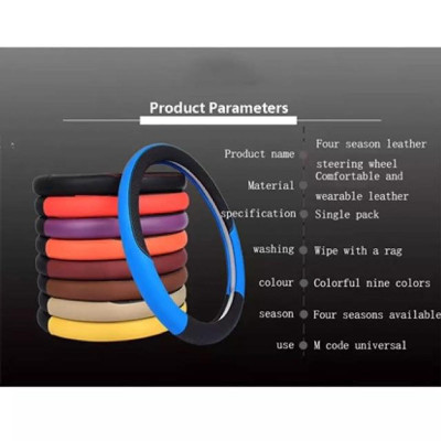 Bọc da vô lăng ô tô thể thao loại tốt bám tay thiết kế đẹp mắt phù hợp các loại xe phổ thông