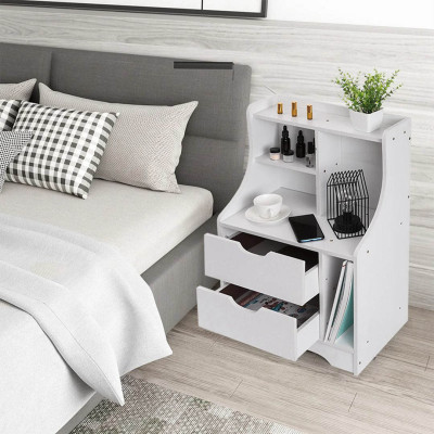 Kệ Đầu Giường Phòng Ngủ Nhỏ Gọn  SMLIFE Nahar