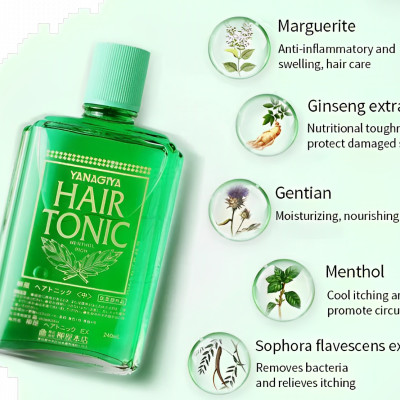  Sản phẩm dưỡng tóc Yanagiya Hair Tonic (Medium) - Bạc Hà